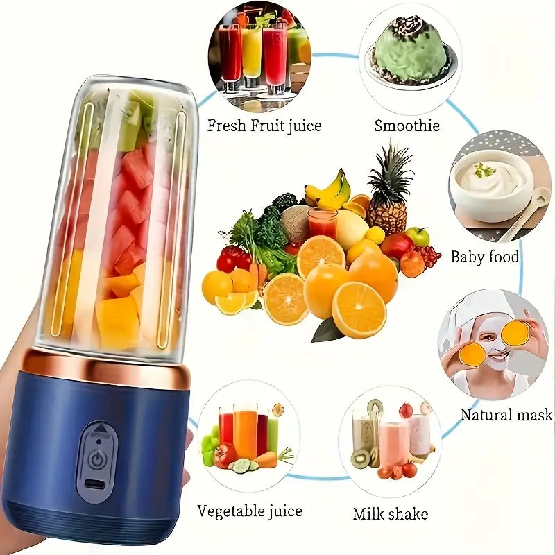 Multifunctional Fruit Blender with 10 Blades, Fresh Fruit Juice Cup
